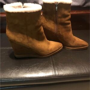 Nine West Brown Ankle Boots
